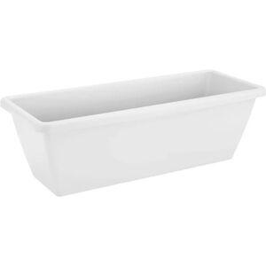 Elho 2054950 Pot de jardin en plastique blanc extérieur - Publicité Elho 2054950 Pot de jardin en plastique blanc extérieur - Publicité