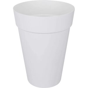 Vaso Rotondo Bianco Elho 42cm - Plastica Riciclata, Interno/Esterior Vaso Rotondo Bianco Elho 42cm - Plastica Riciclata, Interno/Esterior