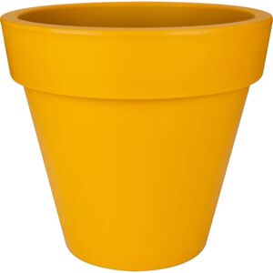 Elho - Pure Round 40 - Ochre - Ø 39 x H 35.7 cm - Planter Elho - Pure Round 40 - Ochre - Ø 39 x H 35.7 cm - Planter