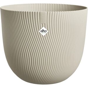 ELHO Sereh Rond 30 Beige Gerecycled Bloempot - Tuin & Binnen ELHO Sereh Rond 30 Beige Gerecycled Bloempot - Tuin & Binnen