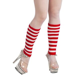 My Other Me Red and White Striped Leggings - Clothing My Other Me Red and White Striped Leggings - Clothing