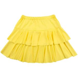 Jadeo Neon Yellow Ruffled Skirt - Skirt Jadeo Neon Yellow Ruffled Skirt - Skirt