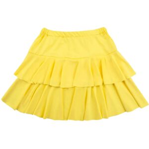 Jadeo Neon Yellow Ruffled Skirt - Skirt Jadeo Neon Yellow Ruffled Skirt - Skirt
