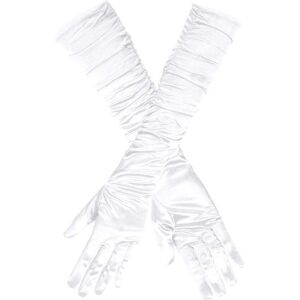 Boland 03141 Lange satijnen handschoenen voor dames - Kostuumaccessoire Boland 03141 Lange satijnen handschoenen voor dames - Kostuumaccessoire