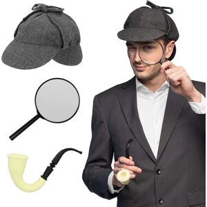 Boland Model - Grey Detective Accessories Set - Costume Accessories Boland Model - Grey Detective Accessories Set - Costume Accessories