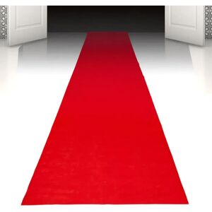 Boland 44167 Roter Star Teppich 4,5m x 60cm Rot Boland 44167 Roter Star Teppich 4,5m x 60cm Rot