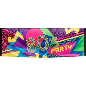 Boland 44602 Neon 80er Jahre Party Banner - Dekoration Boland 44602 Neon 80er Jahre Party Banner - Dekoration