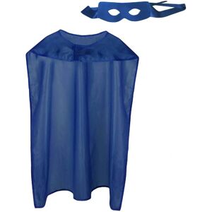My Other Me Adult Blue Superhero Cape and Mask Set - Costume My Other Me Adult Blue Superhero Cape and Mask Set - Costume