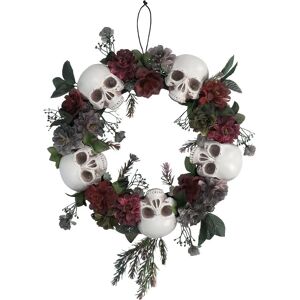 Corona de puerta con calavera gótica Boland Deluxe - Corona de puerta Corona de puerta con calavera gótica Boland Deluxe - Corona de puerta