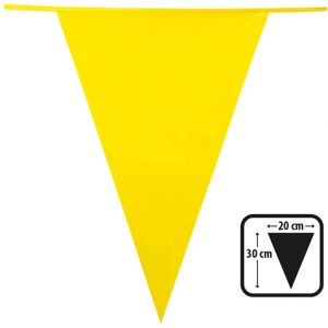 Boland 74753 Bunting banner - Guirlande de fanions décorative, 10m, Jaune, Facile à accrocher - Publicité Boland 74753 Bunting banner - Guirlande de fanions décorative, 10m, Jaune, Facile à accrocher - Publicité