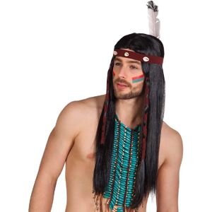 Boland Indianer Federstirnband Perücke Schwarz - Kostüme.com Boland Indianer Federstirnband Perücke Schwarz - Kostüme.com