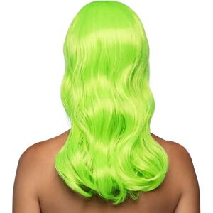 Boland 85874 Neon Green Wavy Wig - Wig Boland 85874 Neon Green Wavy Wig - Wig