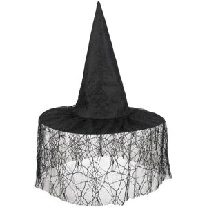 Boland 97002 Cappello da strega nero con velo di ragno - Cappello di Halloween Boland 97002 Cappello da strega nero con velo di ragno - Cappello di Halloween