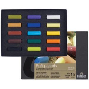 Royal Talens Rembrandt Soft Pastels Set Of 15 - Pastels Royal Talens Rembrandt Soft Pastels Set Of 15 - Pastels