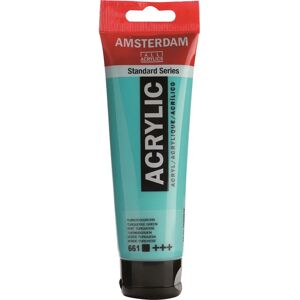Peinture acrylique Talens Amsterdam - vert turquoise - peinture d'art / artisanat - Publicité Peinture acrylique Talens Amsterdam - vert turquoise - peinture d'art / artisanat - Publicité