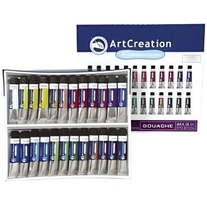 Royal Talens Gouache ArtCreation Expression - 24x12ml Set - Bleu foncé, Vert clair, Noir, Bleu - Fournitures d'art - Publicité Royal Talens Gouache ArtCreation Expression - 24x12ml Set - Bleu foncé, Vert clair, Noir, Bleu - Fournitures d'art - Publicité