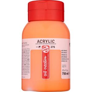 Peinture Acrylique Orange Azo - Royal Talens, 750ml - Publicité Peinture Acrylique Orange Azo - Royal Talens, 750ml - Publicité