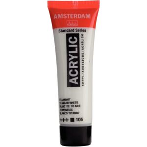 Peinture Acrylique Blanc Titane Royal Talens Amsterdam - 20ml - Série Standard - Publicité Peinture Acrylique Blanc Titane Royal Talens Amsterdam - 20ml - Série Standard - Publicité