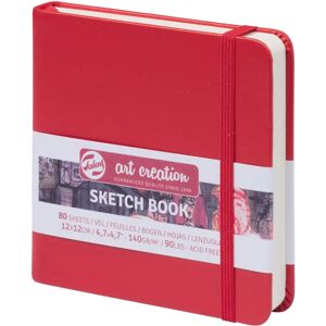 Talens Art Creation Sketchbook - 12x12cm, 80 pages, Red Talens Art Creation Sketchbook - 12x12cm, 80 pages, Red