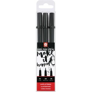 Ensemble de Stylos Pinceau Sakura Pigma - Inks Résistantes à l'eau - Publicité Ensemble de Stylos Pinceau Sakura Pigma - Inks Résistantes à l'eau - Publicité
