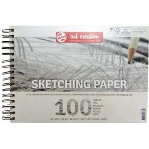 Talens Schetsboek - 100 Vellen, A4, 90G Talens Schetsboek - 100 Vellen, A4, 90G