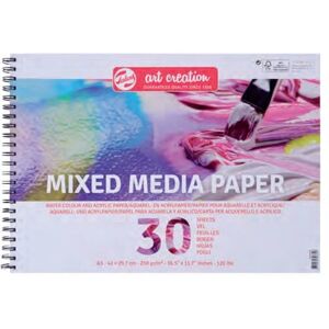 Talens 9312001M Art Paper - A3 30 Sheets - White - Mixed Media Talens 9312001M Art Paper - A3 30 Sheets - White - Mixed Media