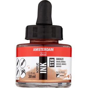 Encre acrylique Royal Talens Amsterdam - Bronze - 30ml - Publicité Encre acrylique Royal Talens Amsterdam - Bronze - 30ml - Publicité