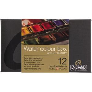 Rembrandt Watercolor Paint - 12 Colors - Art/Craft Supplies Rembrandt Watercolor Paint - 12 Colors - Art/Craft Supplies