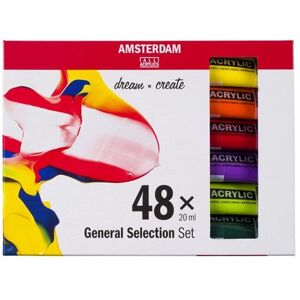 Amsterdam Acrylfarben Set - 48 Tuben, 20ml, Mehrfarbig Amsterdam Acrylfarben Set - 48 Tuben, 20ml, Mehrfarbig