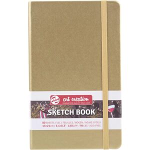 Carnet de Croquis Talens Art Creation - 13x21cm Jaune Doré - Couverture Rigide - Publicité Carnet de Croquis Talens Art Creation - 13x21cm Jaune Doré - Couverture Rigide - Publicité