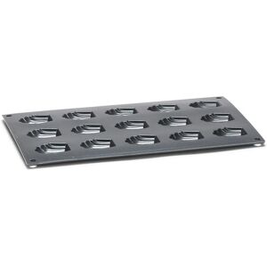 Stampo in silicone nero Patisse per mini madeleines - 15 pezzi - 29x17cm - Adatto forno Stampo in silicone nero Patisse per mini madeleines - 15 pezzi - 29x17cm - Adatto forno
