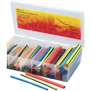 3M 104-teiliges Wärmeschrumpf-Schlauchset - Schwarz - 2:1 - Elektrische Isolierung 3M 104-teiliges Wärmeschrumpf-Schlauchset - Schwarz - 2:1 - Elektrische Isolierung