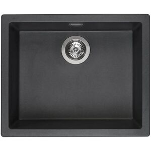 Reginox Amsterdam 50 Black Silvery Kitchen Sink - Single Bowl Reginox Amsterdam 50 Black Silvery Kitchen Sink - Single Bowl