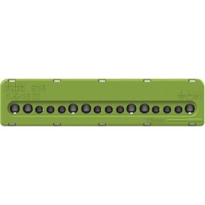 ABB MISTRAL65 Terminalblok - 16-vej, 6mm², 100A, Grøn ABB MISTRAL65 Terminalblok - 16-vej, 6mm², 100A, Grøn