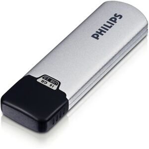 Philips 16GB USB Flash Drive - USB 2.0 Black & Silver Philips 16GB USB Flash Drive - USB 2.0 Black & Silver