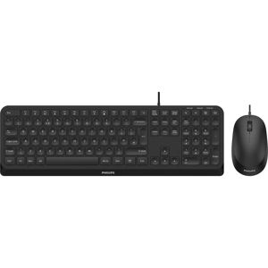 Philips Wireless Keyboard and Mouse Set - Black - Keyboard and Mouse Set Philips Wireless Keyboard and Mouse Set - Black - Keyboard and Mouse Set