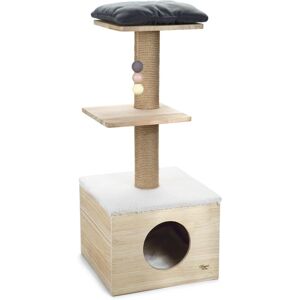 Arbre à chat en bois Kamina - Stable, Doux, Multi-plateformes - Publicité Arbre à chat en bois Kamina - Stable, Doux, Multi-plateformes - Publicité