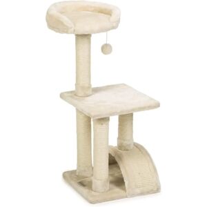 Beeztees Tanica - Arbre à chat - Crème - 35x35x82 cm - Publicité Beeztees Tanica - Arbre à chat - Crème - 35x35x82 cm - Publicité