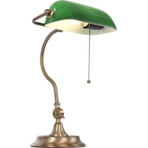 Lampada da tavolo Sienna Belana Bankers - E27, 44cm, Verde Lampada da tavolo Sienna Belana Bankers - E27, 44cm, Verde