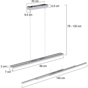 Sienna Lighting Zelena LED Hanglamp - Plafondlamp Sienna Lighting Zelena LED Hanglamp - Plafondlamp