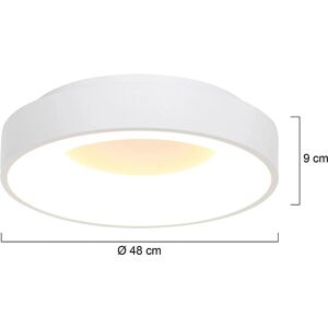 Sienna Lighting Sienna Ring Sled Lámpara de Techo Cilíndrica - Blanco Sienna Lighting Sienna Ring Sled Lámpara de Techo Cilíndrica - Blanco