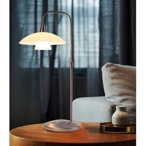 Sienna Lighting Sienna Tallerken Lámpara de Escritorio - Acero, Blanco, Transparente - Lámpara de Escritorio Sienna Lighting Sienna Tallerken Lámpara de Escritorio - Acero, Blanco, Transparente - Lámpara de Escritorio