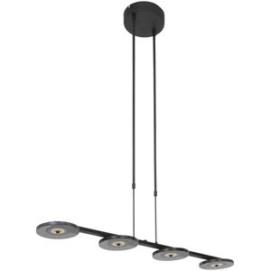 Steinhauer Turound - Zwart - Dimbaar, Directe aansluiting, 4 lampen - Lamp Steinhauer Turound - Zwart - Dimbaar, Directe aansluiting, 4 lampen - Lamp