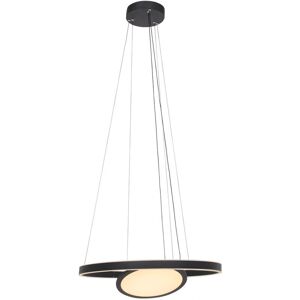 Steinhauer Hanglamp met zwart glas 2 LED Steinhauer Hanglamp met zwart glas 2 LED