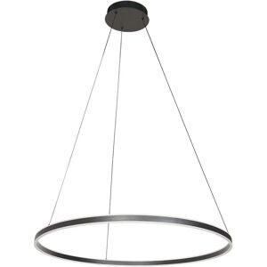Lámpara colgante Ringlux de Steinhauer - Negro Acero - 80cm - LED Lámpara colgante Ringlux de Steinhauer - Negro Acero - 80cm - LED