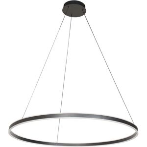 Lámpara colgante Ringlux de Steinhauer - Negro - Estilo Moderno Lámpara colgante Ringlux de Steinhauer - Negro - Estilo Moderno