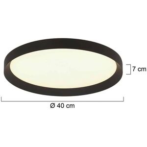 Lámpara de Techo Steinhauer - 40cm Metal Blanco Moderna LED - Modelo 3685ZW Lámpara de Techo Steinhauer - 40cm Metal Blanco Moderna LED - Modelo 3685ZW
