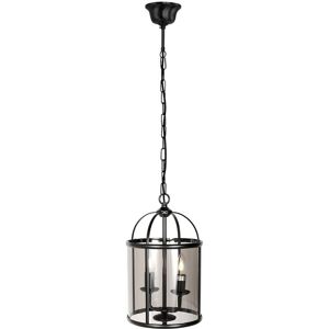 Lámpara colgante negra Pimpernel de Steinhauer - Metal, 23cm - E14/E27 - Estilo clásico Lámpara colgante negra Pimpernel de Steinhauer - Metal, 23cm - E14/E27 - Estilo clásico