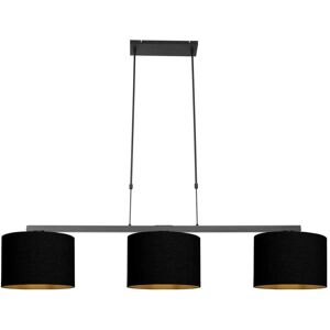 Steinhauer - Lámpara colgante Stang - negro - iluminación moderna Steinhauer - Lámpara colgante Stang - negro - iluminación moderna