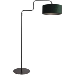 Steinhauer - Bloeba - Negro - Pantalla verde de terciopelo - Lámpara de pie Steinhauer - Bloeba - Negro - Pantalla verde de terciopelo - Lámpara de pie